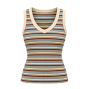 SUKI V-NECK STRIPE TOP - PRE ORDER