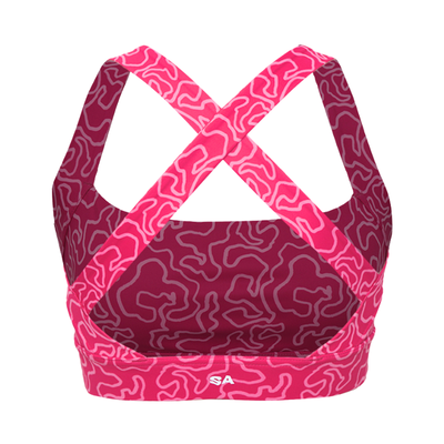 LUCI CROSS BACK SPORTS BRA