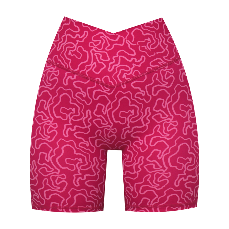 ELLE CROSS OVER 6" BIKE SHORTS