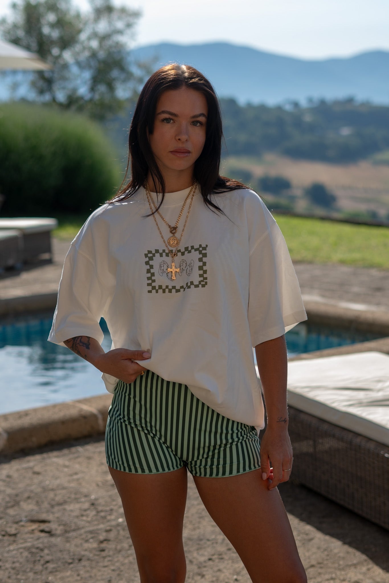 YUME REVERSIBLE SWIM SHORTS