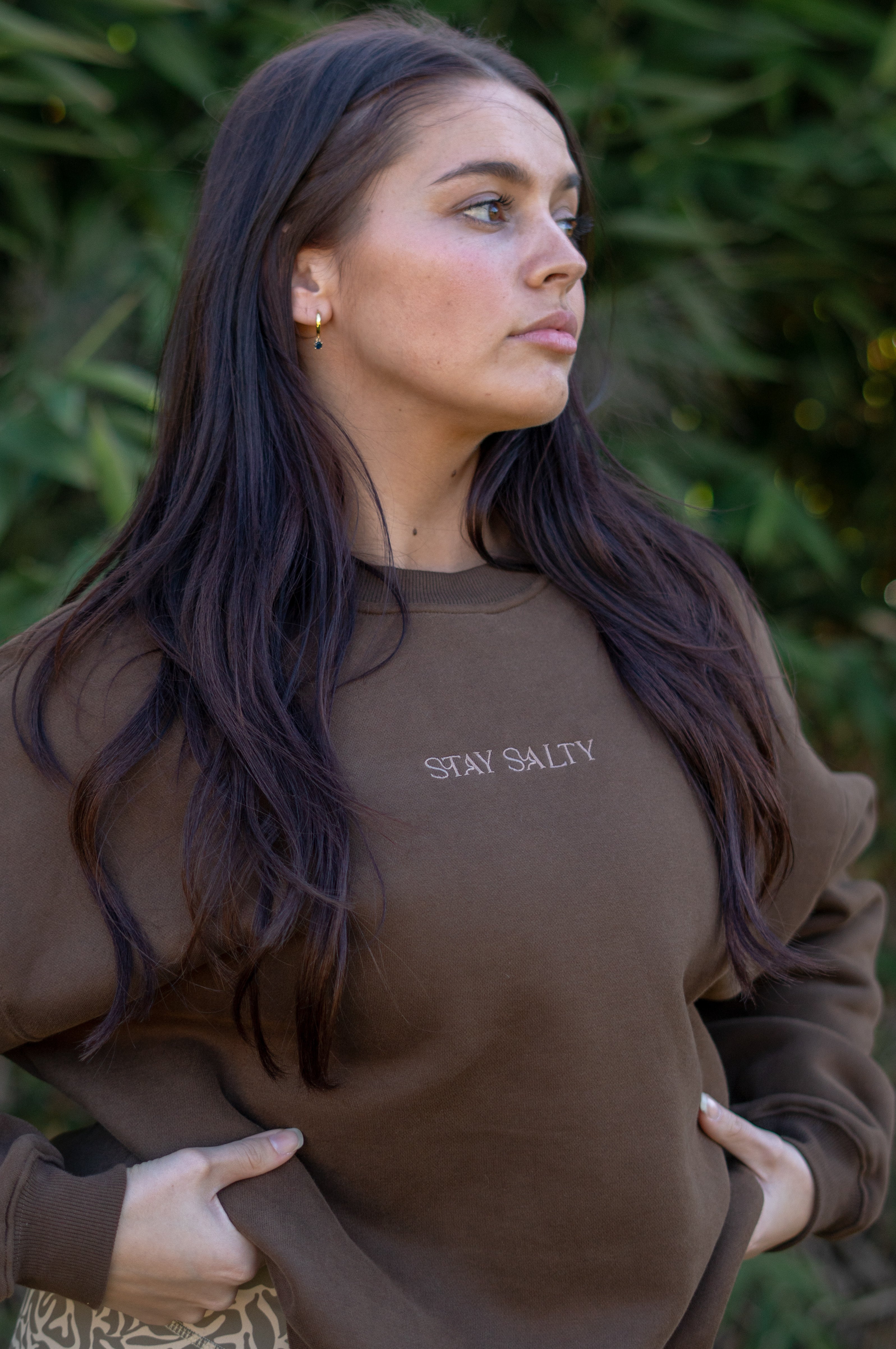 ZIMMI OVERSIZED CREW NECK JUMPER