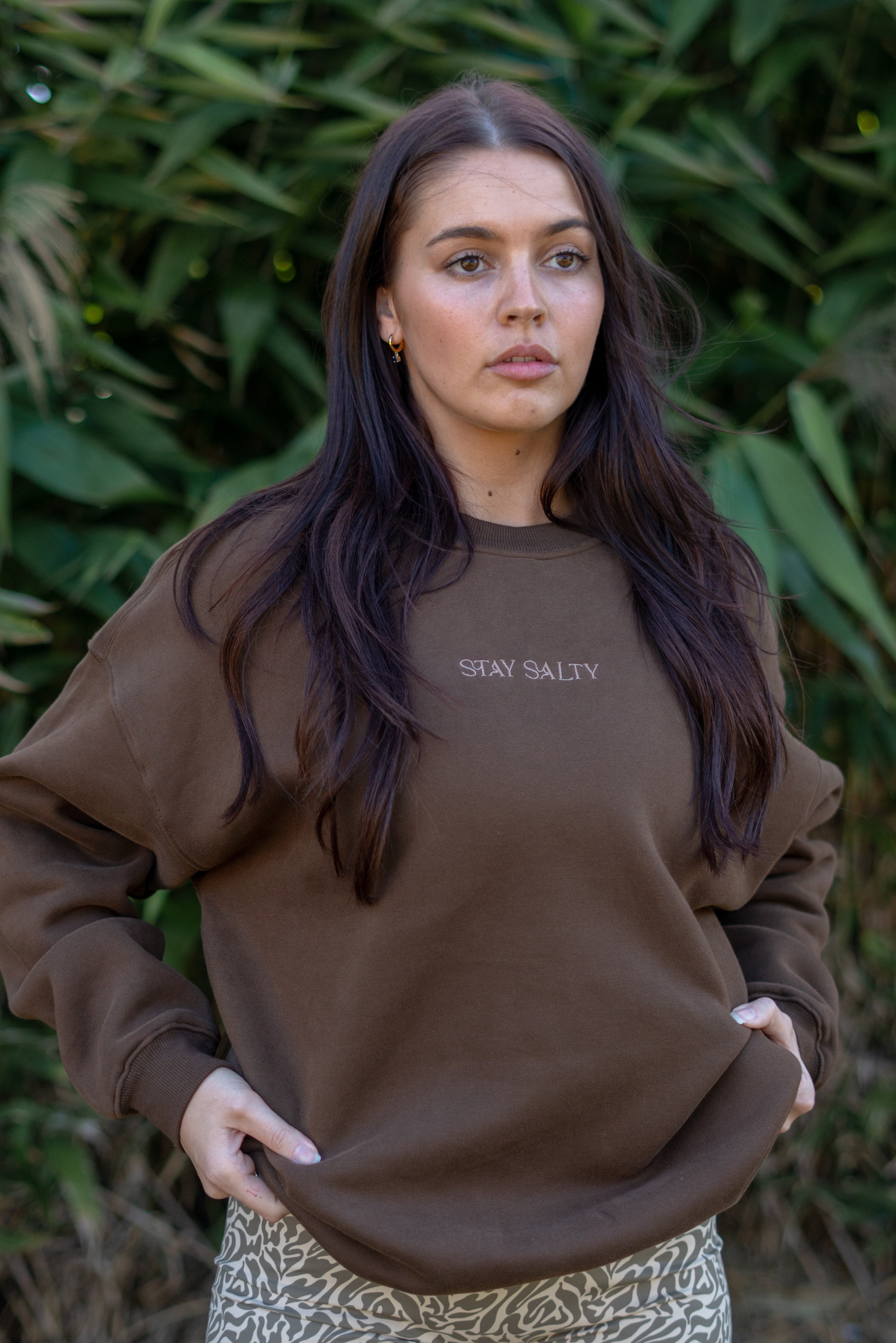 ZIMMI OVERSIZED CREW NECK JUMPER