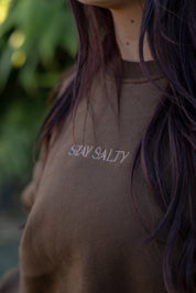 ZIMMI OVERSIZED CREW NECK JUMPER