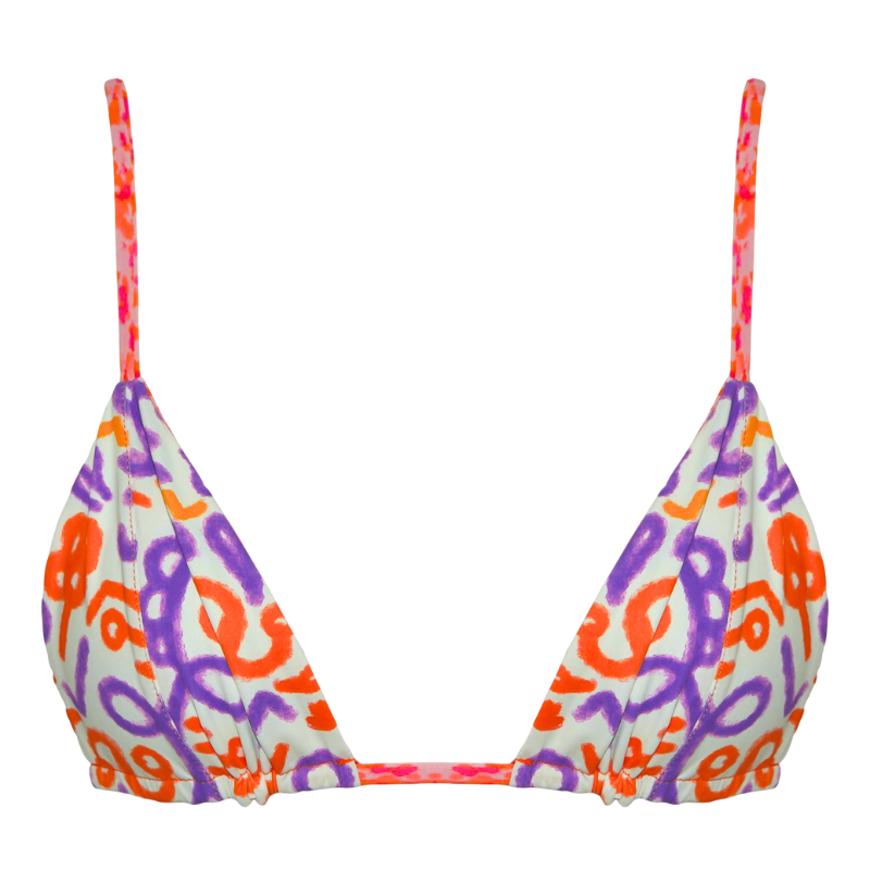 IRIS TRIANGLE BIKINI TOP