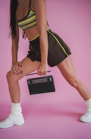 LOU STRIPE SPORTS SHORTS