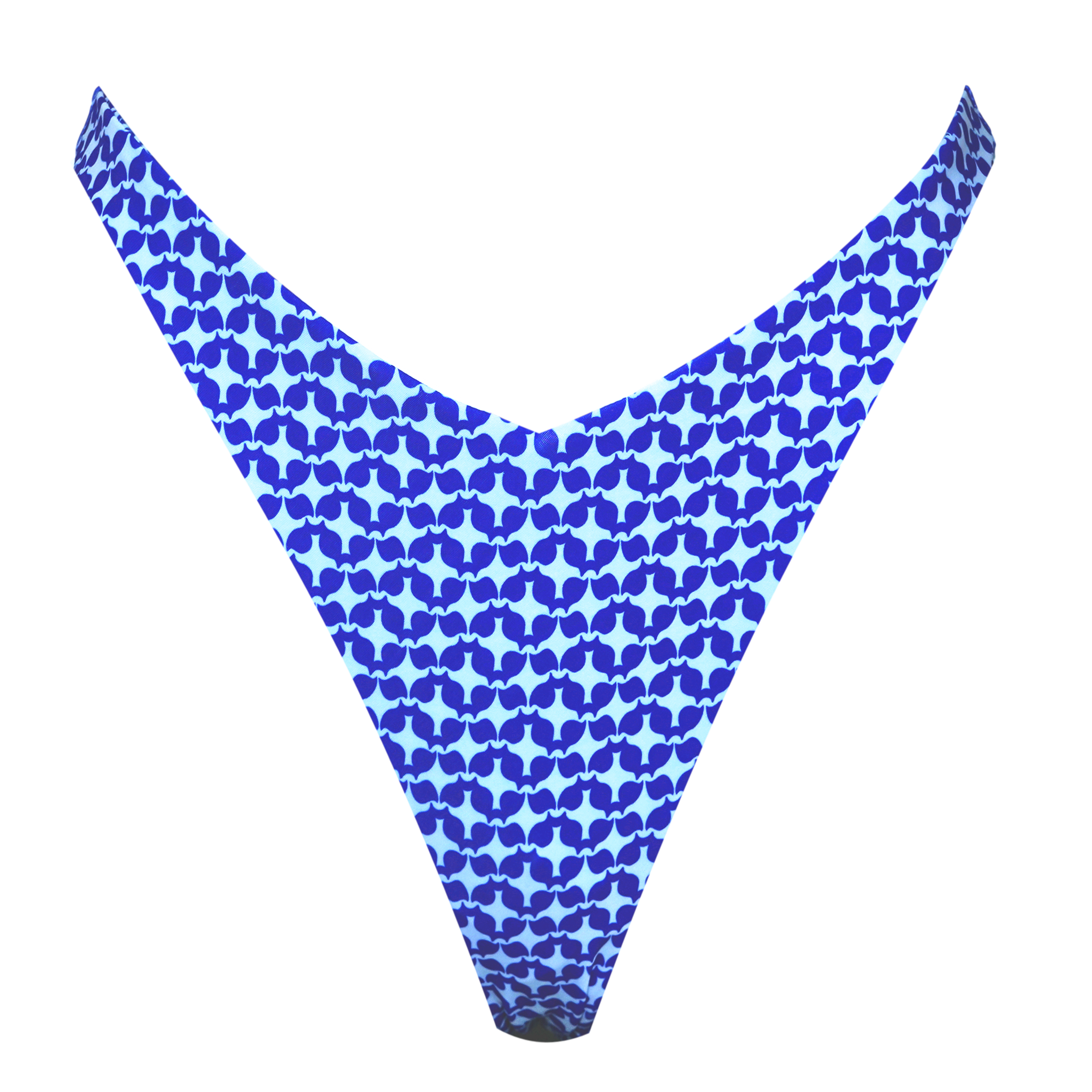 Elena High Hip Bikini Bottoms Cheeky Cut Bikini Salt and