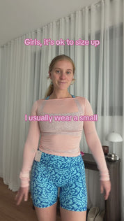 TAMMI SHEER LONG SLEEVE